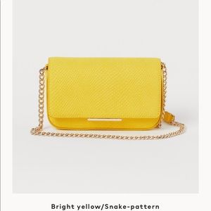 H&M Yellow small purse